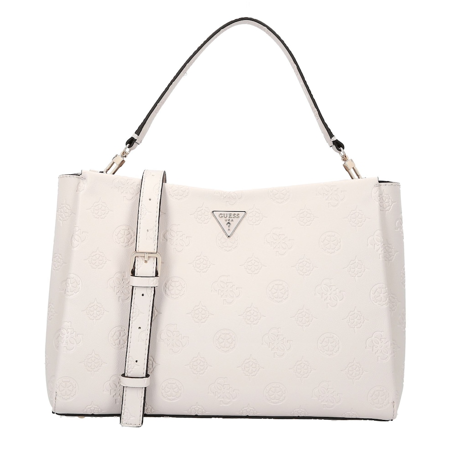 Guess Tisha Schultertasche stone logo Silber Damen