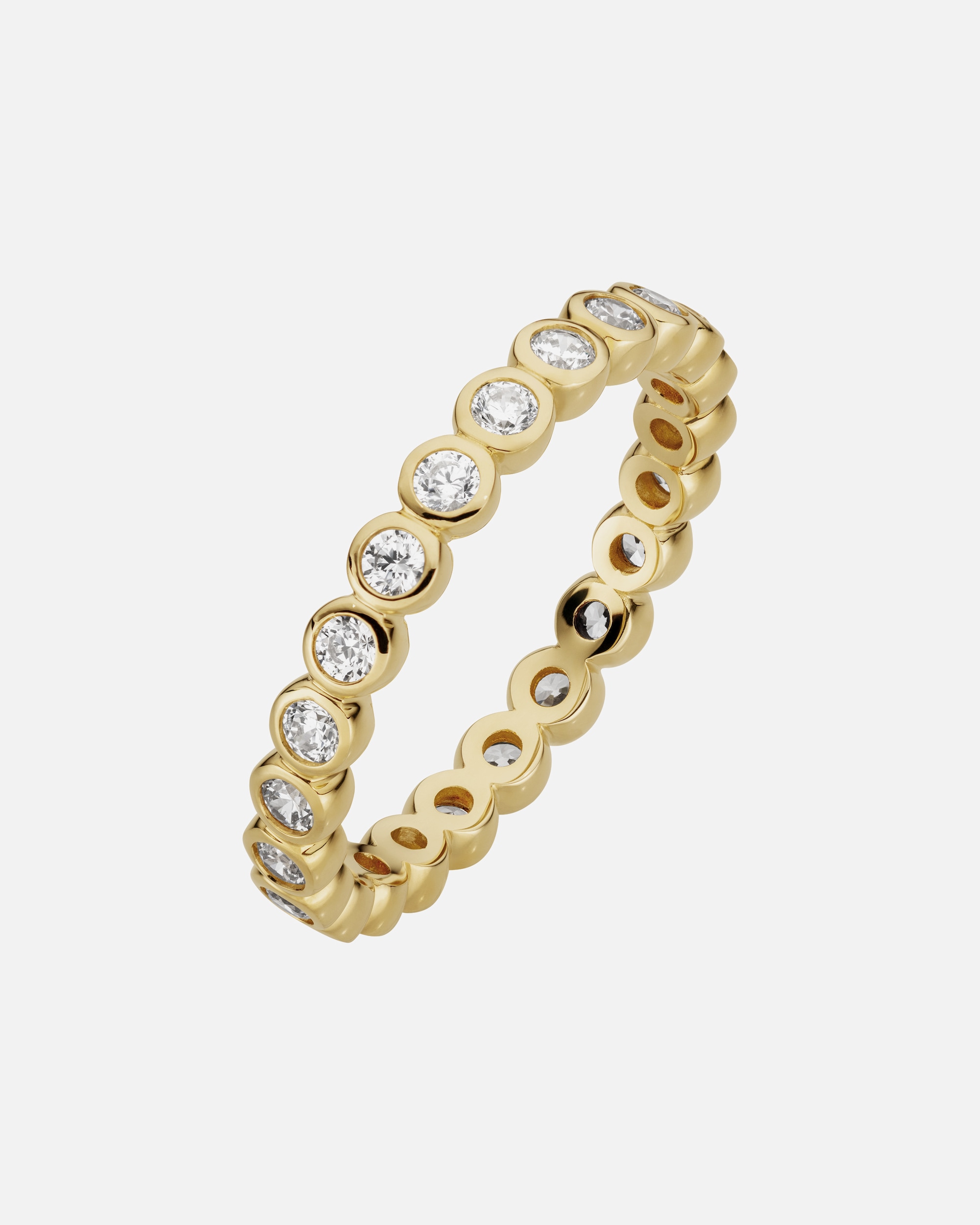 Ring für Weiblich Orolino Ring 333/- Gold Zirkonia weiß 052 (16,6)