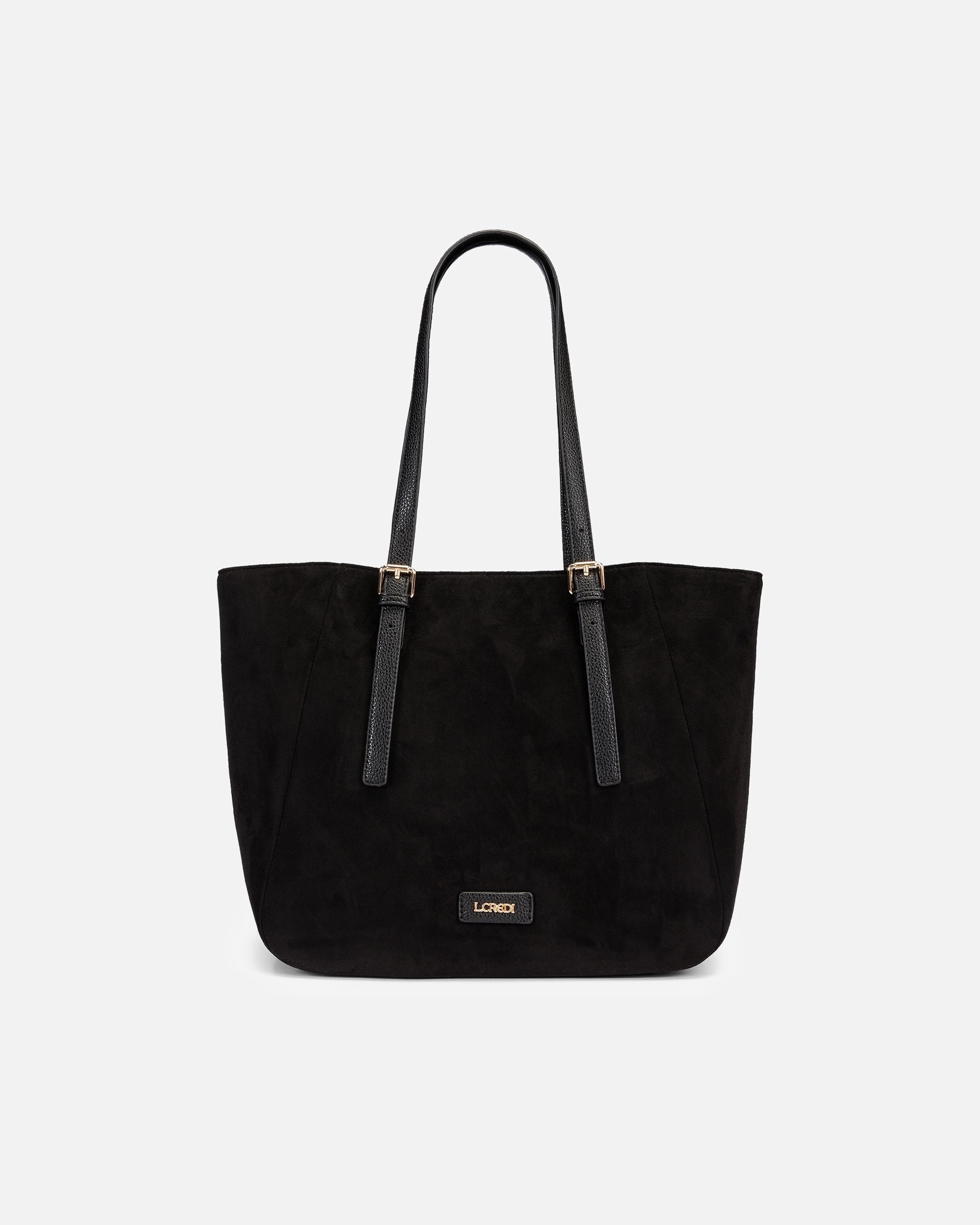 Tasche für Weiblich L.CREDI Sophronia Shopper schwarz