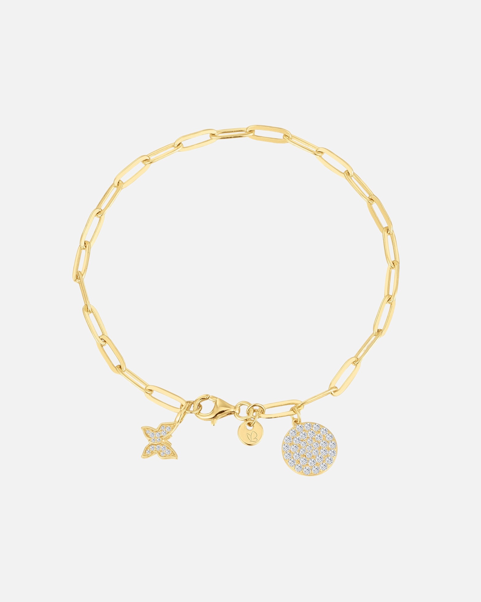 Armband für Weiblich Glanzstücke München Armband Sterling Silber in Gelbgold mit Zirkonia 19,0 cm