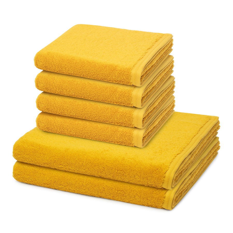 Vossen Vegan Life 6-teilig Handtuch-Set Salamander Gold