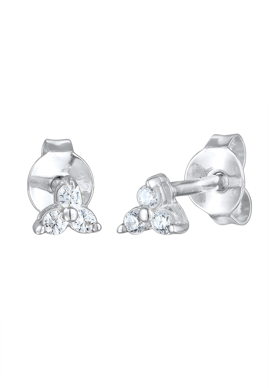 Elli Stecker Dreieck Zirkonia 925 Silber silberfarben Damen