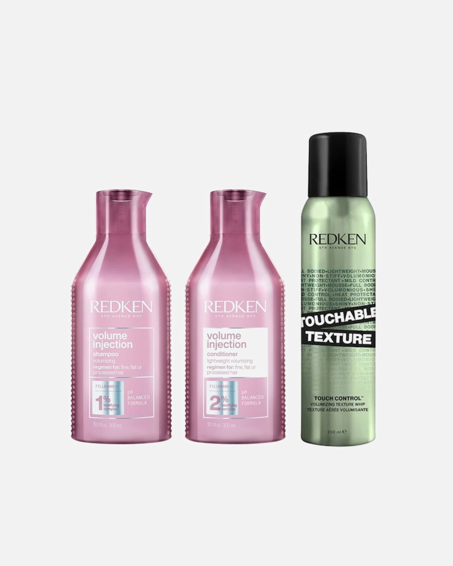 Haarpflegeset für Weiblich Redken Default Brand Line Volume Injection Bundle Touchable Texture* 1 Stück