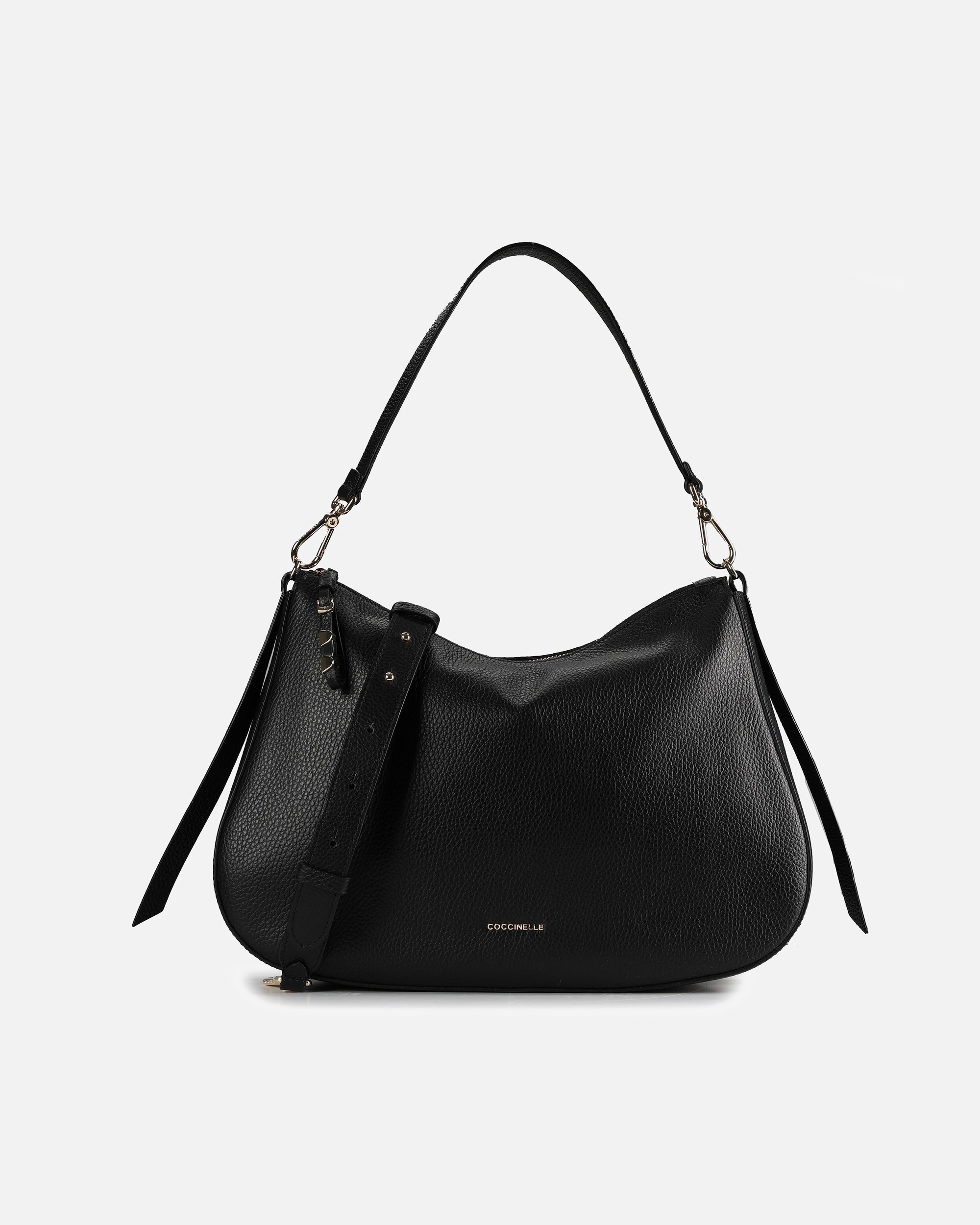 Tasche für Weiblich Coccinelle Nory Schultertasche noir