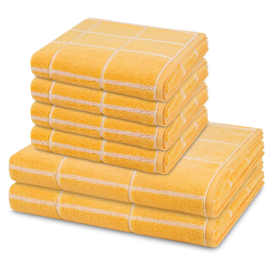 ROSS Handtuch-Set Sensual Skin (6-teilig) Ginster Gold