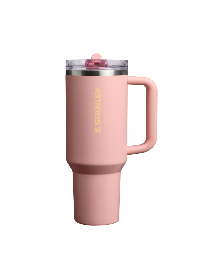 Stanley 1913 Thermobecher - 1,18L QUENCHER PROTOUR FLIP STRAW TUMBLER Peach Rose Nude