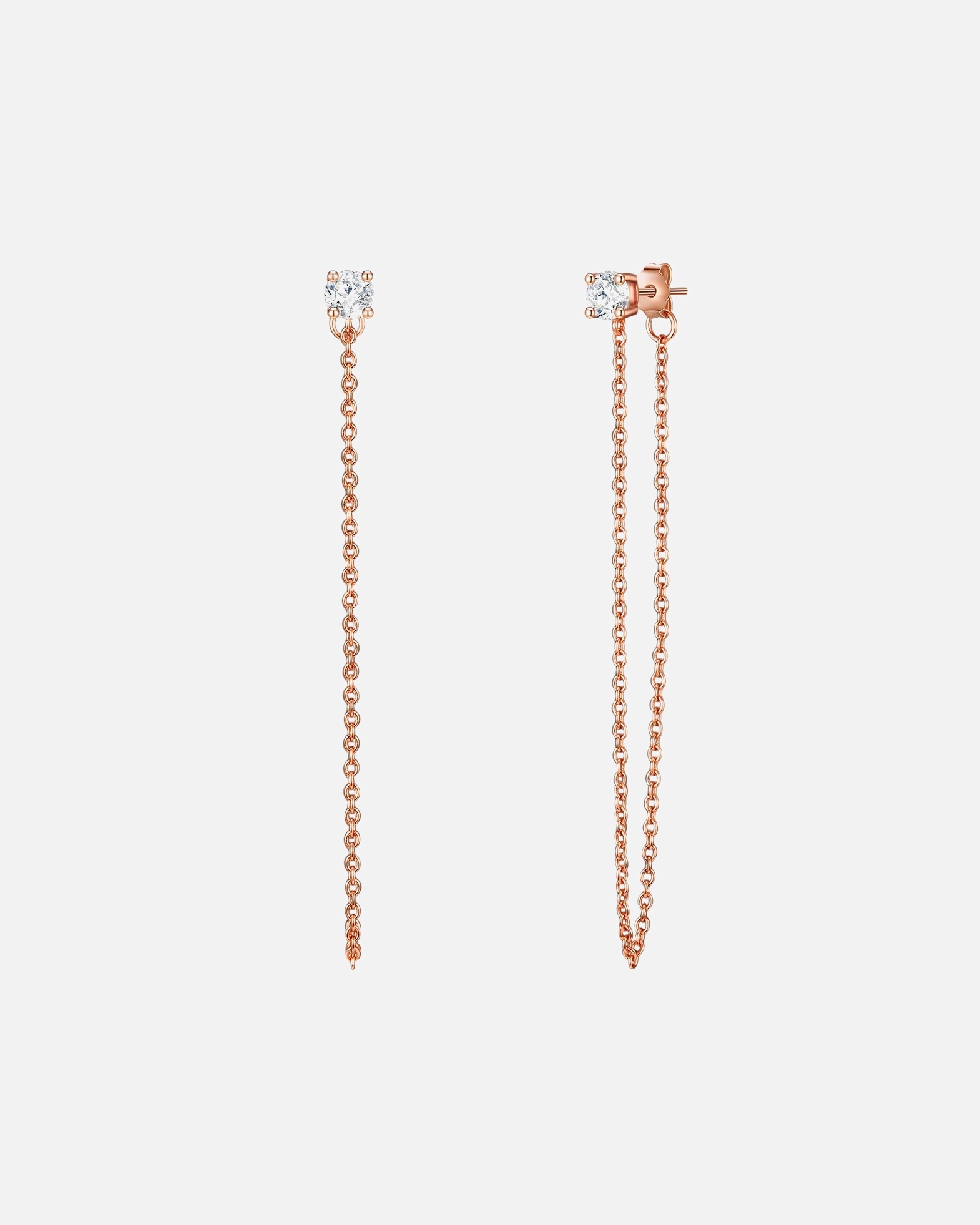 Ohrringe für Weiblich Glanzstücke München Ohrhänger Sterling Silber Zirkonia in Gelbgold 60,0 mm