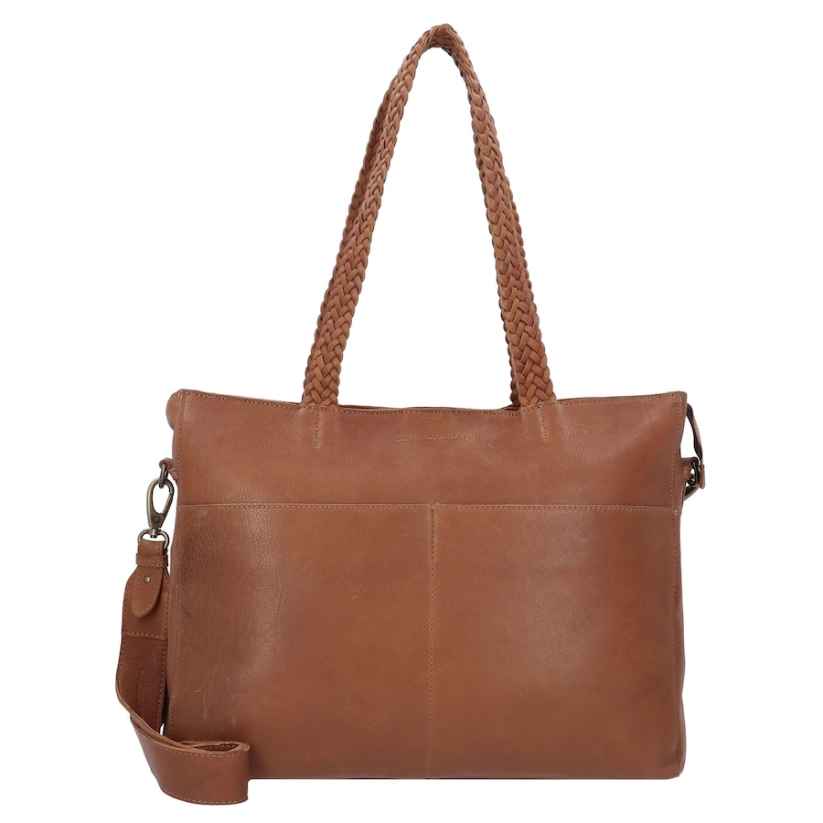 Cowboysbag Bushton Schultertasche Leder 40 cm fawn Coral Damen