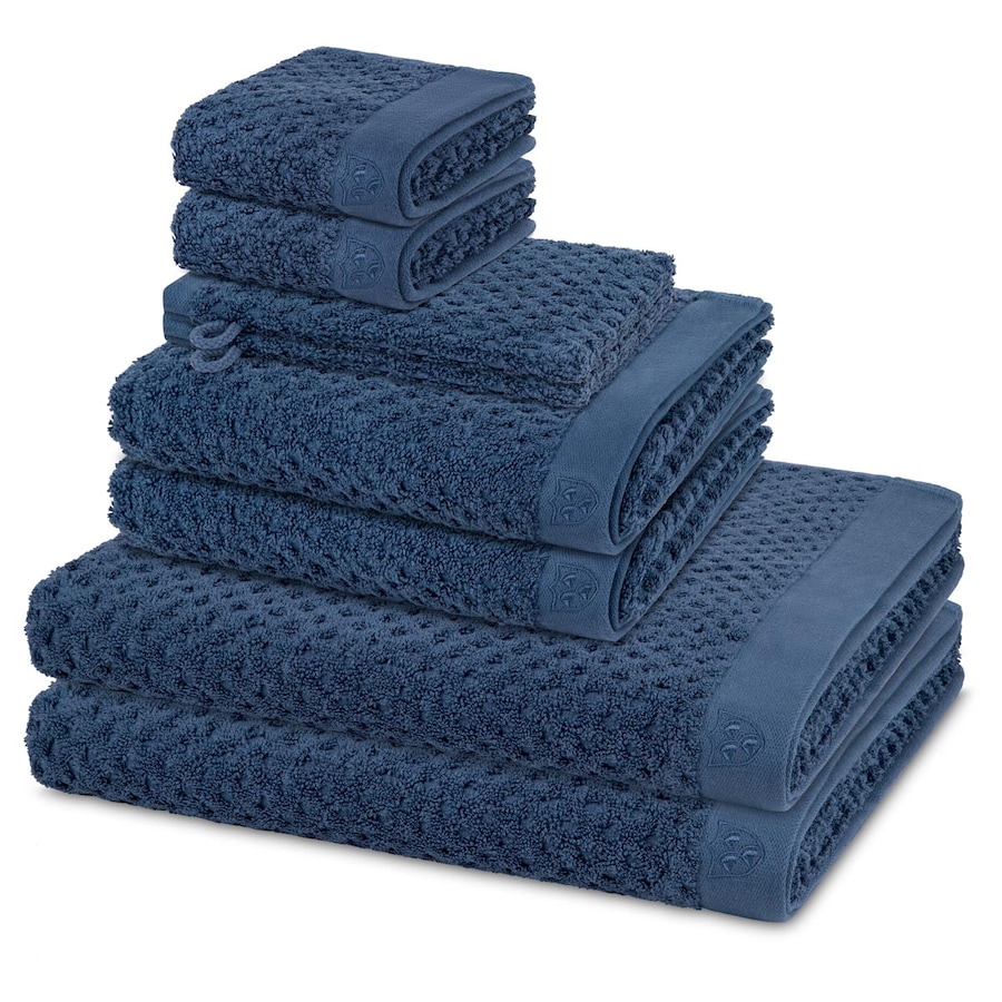 ROSS Handtuch-Set Harmony (8-teilig) Denim Grau