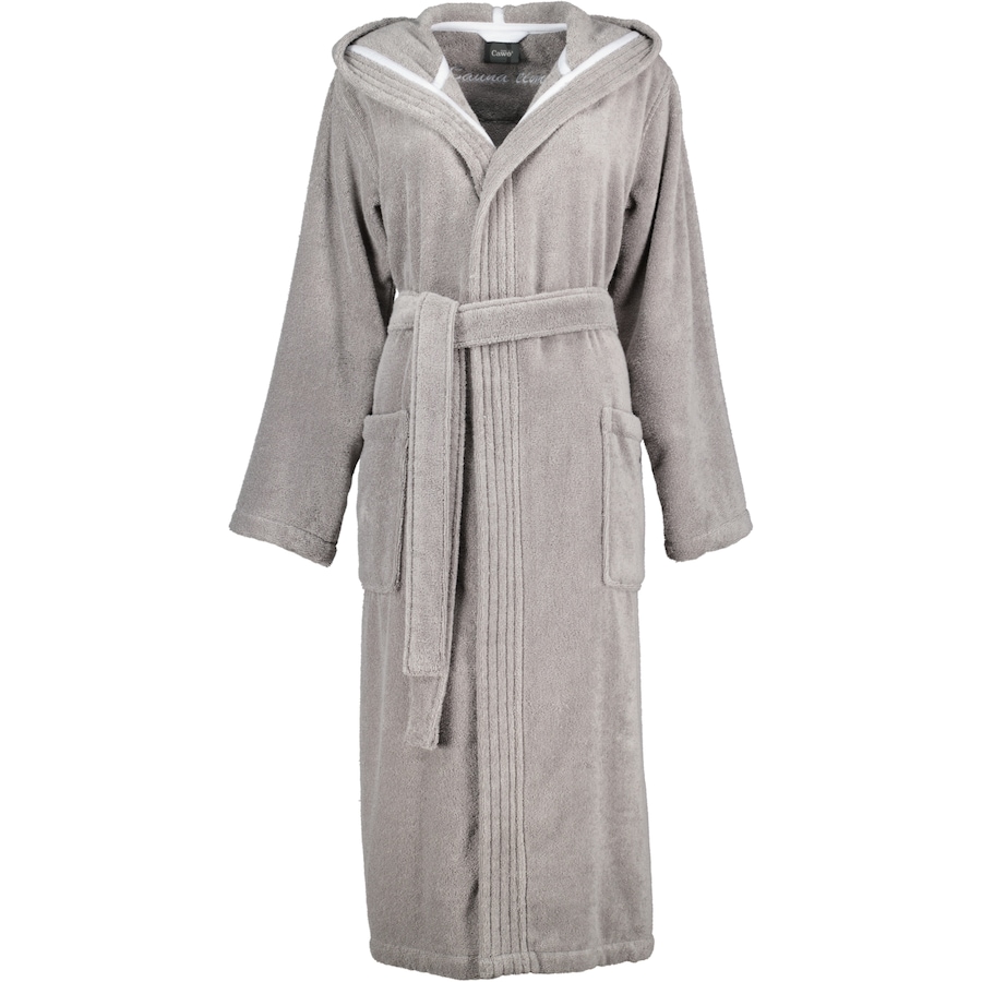 Cawö Bademäntel Damen Kapuze Sauna Time 832 stein - 70 XS