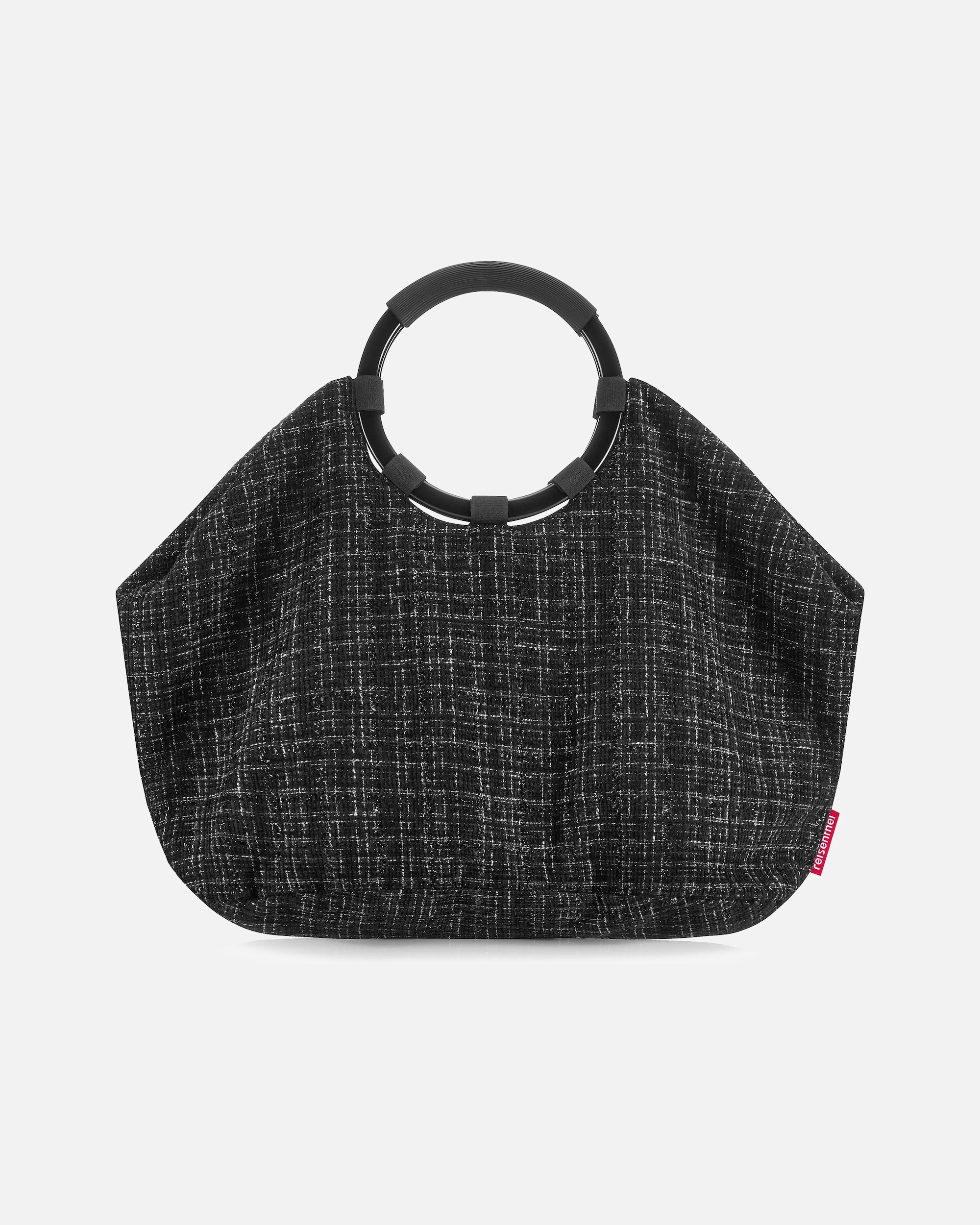 Tasche für Weiblich Reisenthel Loopbag Hobo Shopper bouclé black