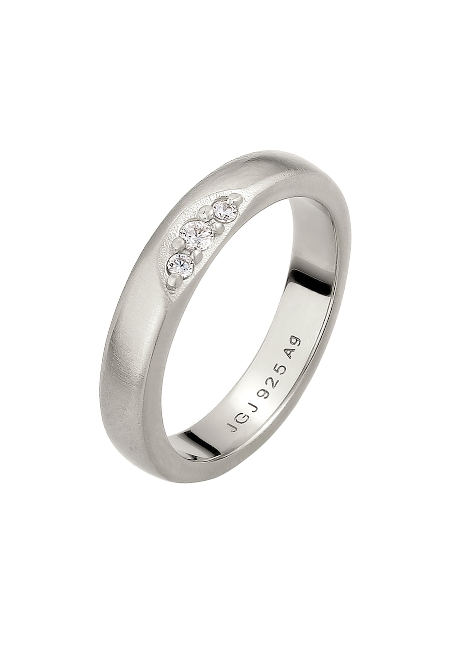 Elli DIAMONDS Verlobungsring Laborgezüchtete Diamanten (0.075 ct) 925 Sterling Silber 56 Damen