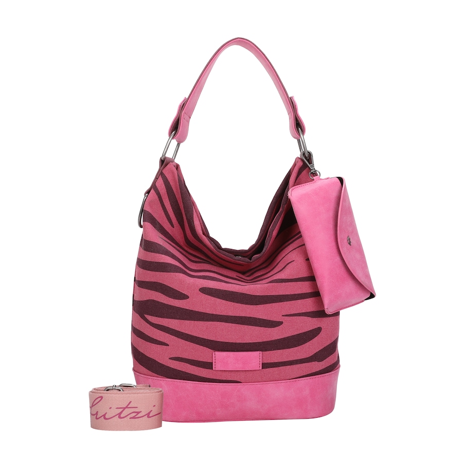 Fritzi aus Preußen Schultertasche Izzy07 Olga veganen und recycelten Materialien pink Rosegold Damen