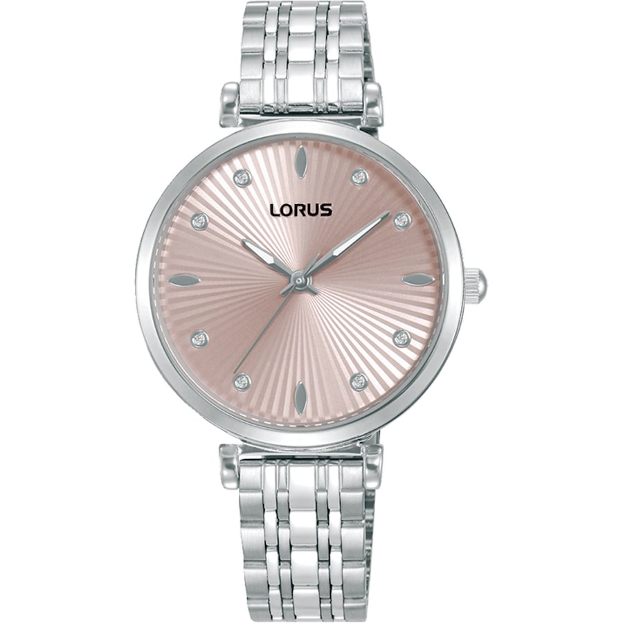 Lorus Damenuhr Edelstahl rosé Damen