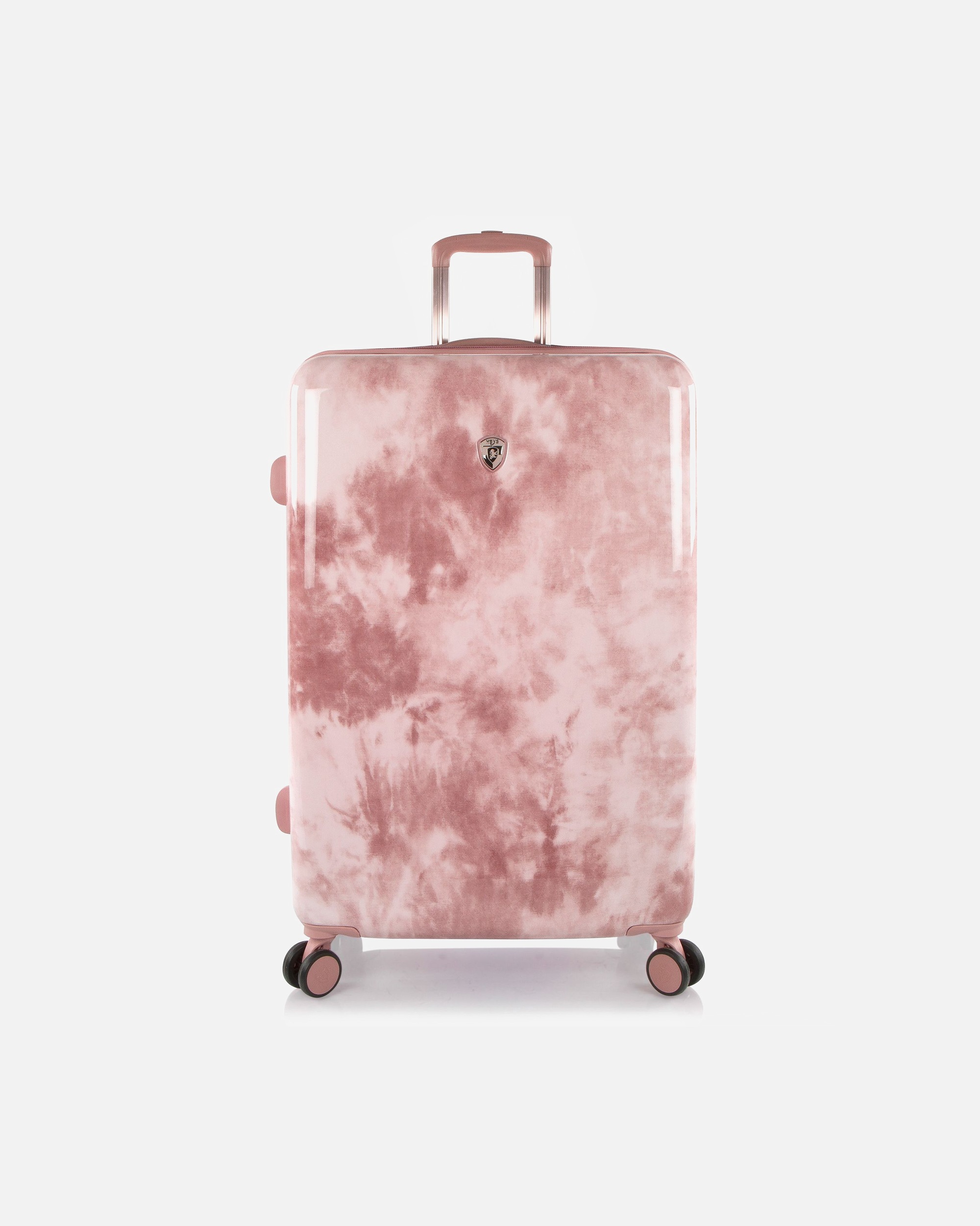 Koffer für Männlich Heys Fashion 4 Rollen Trolley L 76 cm mit Dehnfalte rose