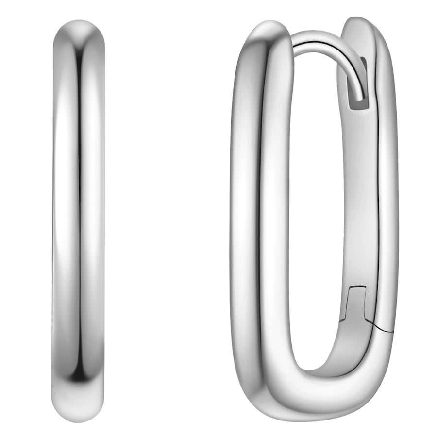 Glanzstücke München Creolen aus Sterling Silber in silber 14,7 mm Damen