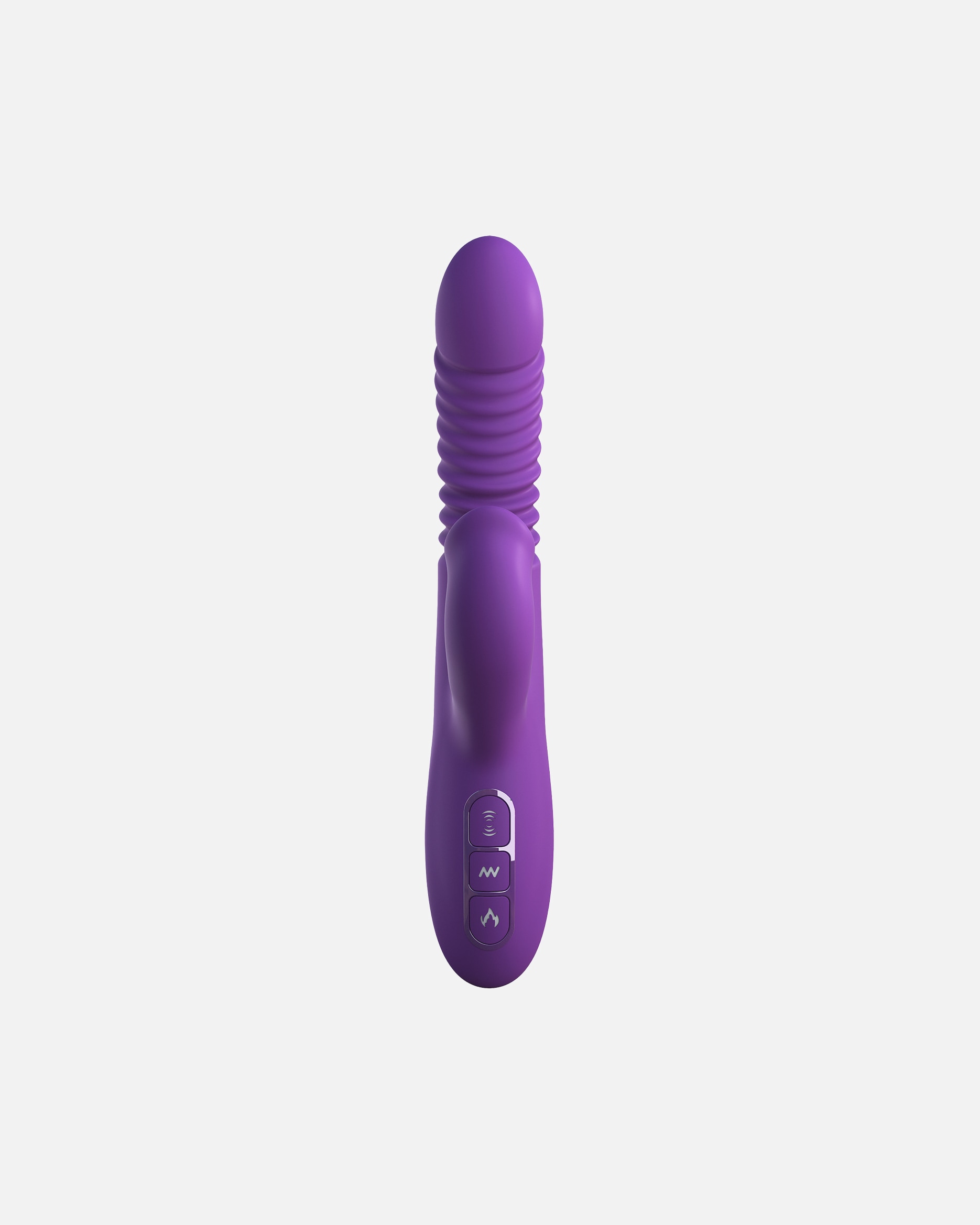 Vibrator für Unisex Fantasy For Her Default Brand Line Vibrator mit Klitorisreizer und Wärmefunktion Ultimate Thrusting Clit Stimulate-Her lila
