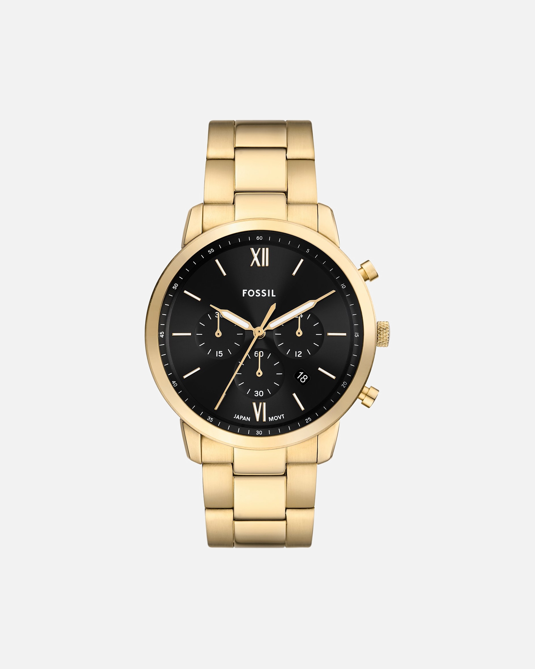 Uhr für Männlich Fossil Chronograph Edelstahl One Size