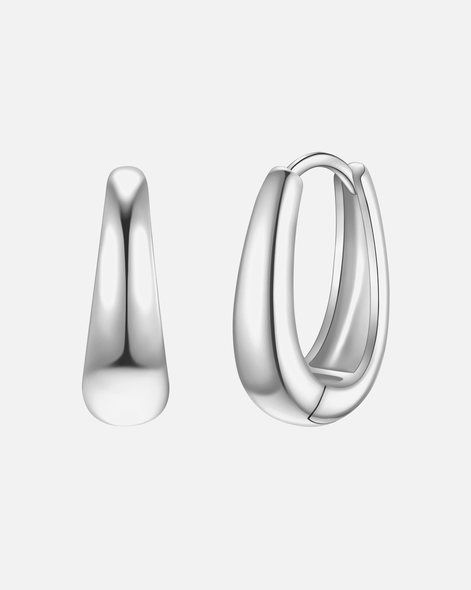 Creolen für Weiblich Glanzstücke München Creolen Sterling Silber 17,5 mm