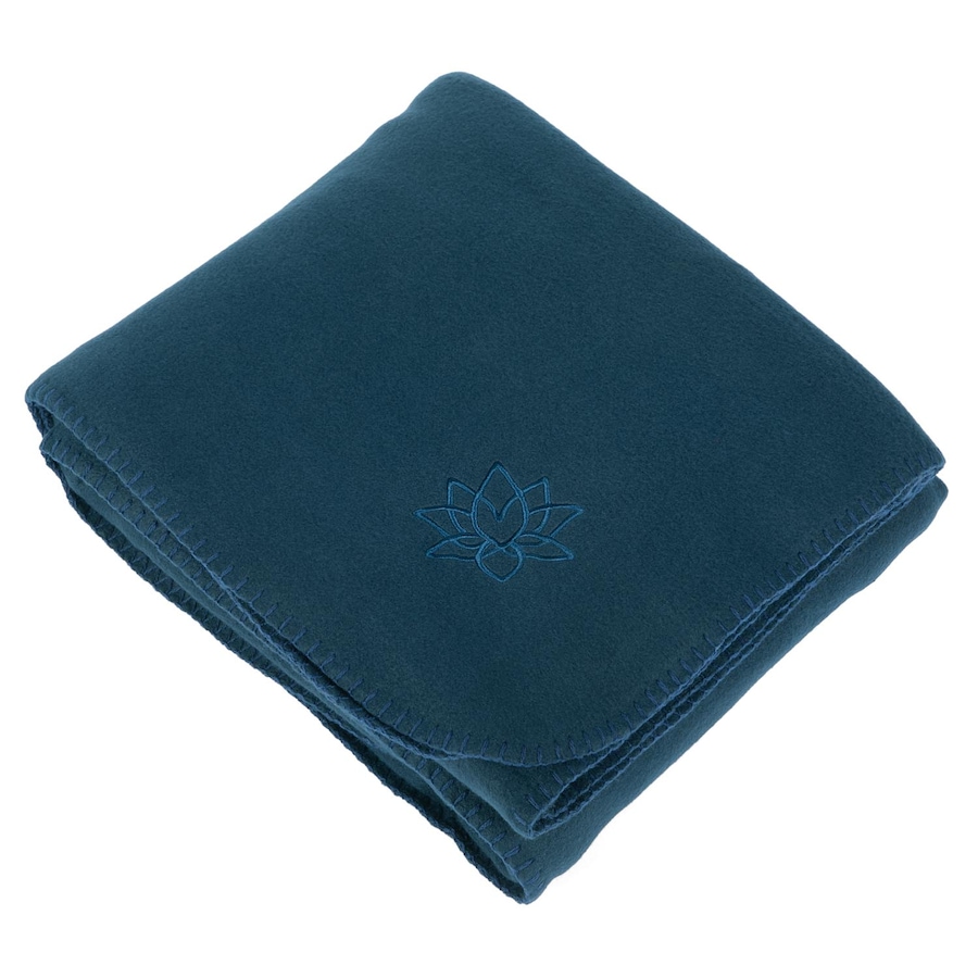 bodhi Yogadecke Asana Blanket, Fleece dunkelblau