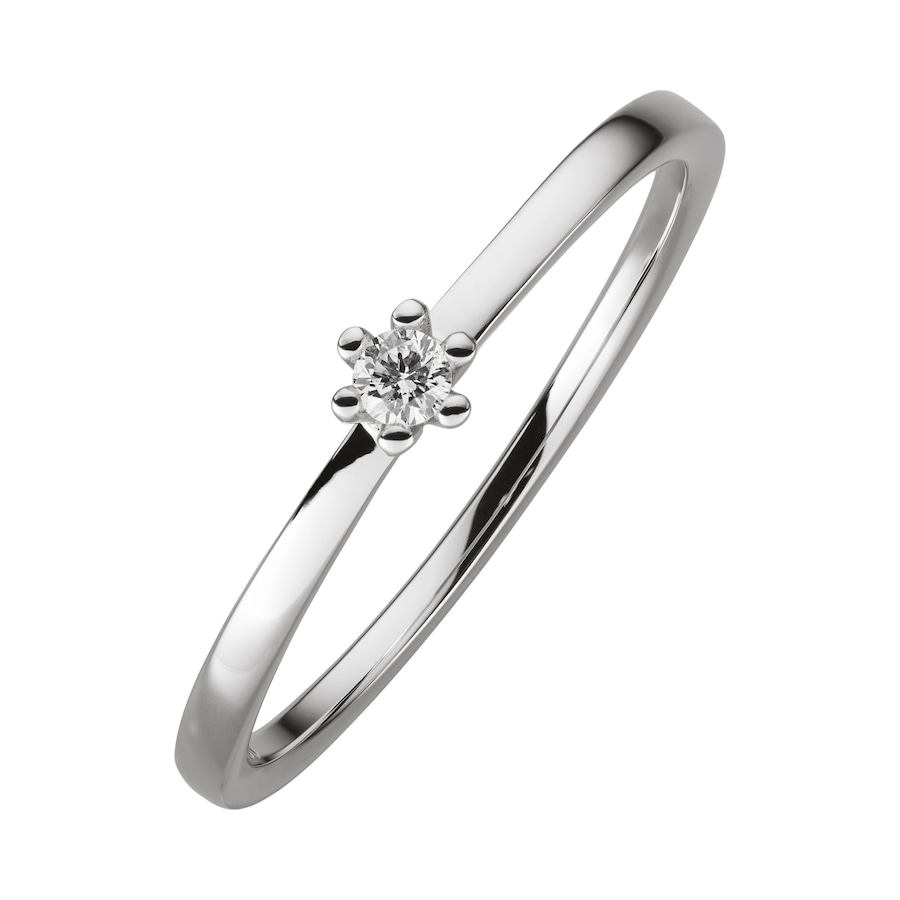 Orolino Ring 585/- Gold Brillant weiß 0,05ct. 052 (16,6) Damen