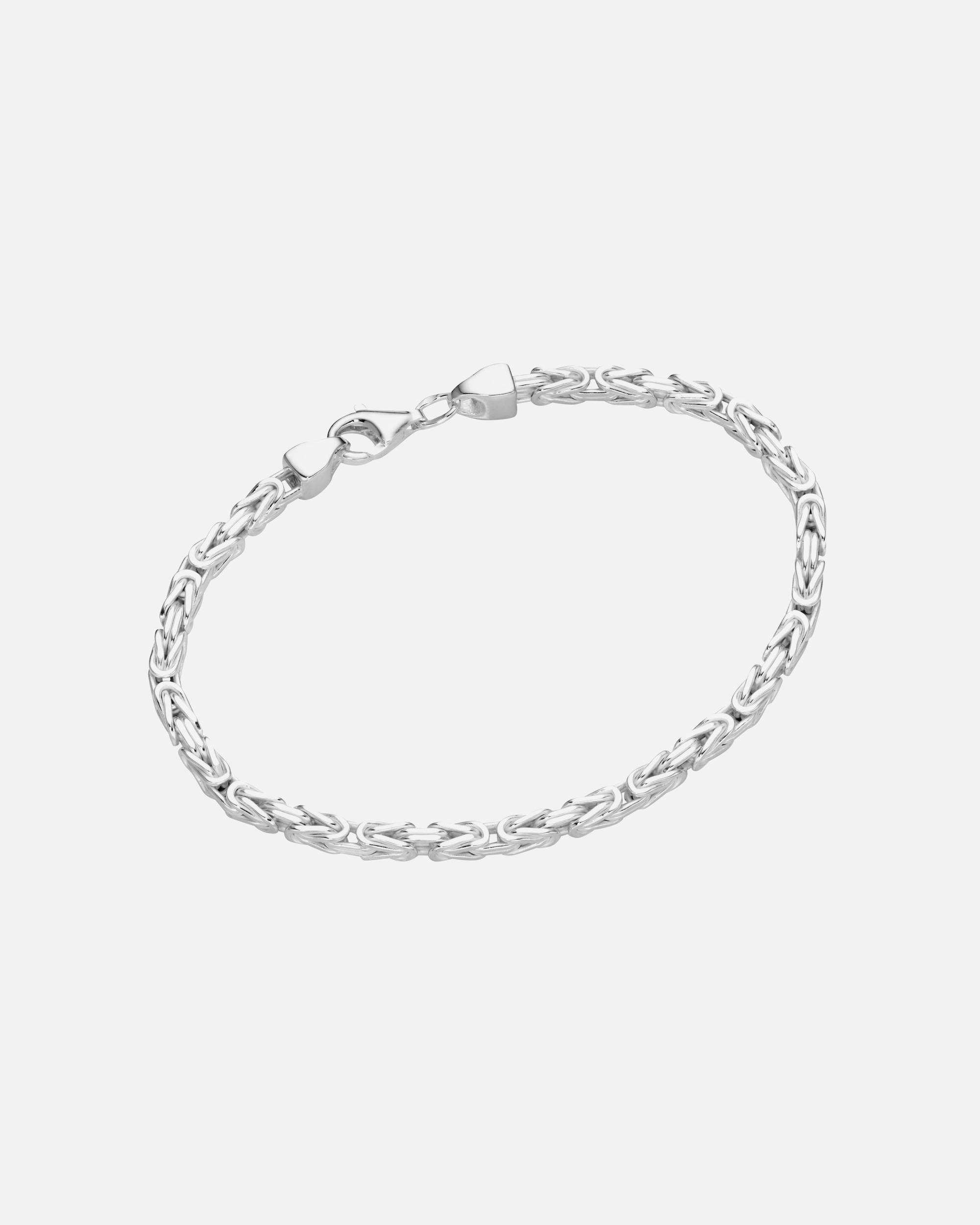 Armband für Weiblich Smart Jewel Armband Königskette massiv, Silber 925 19 cm