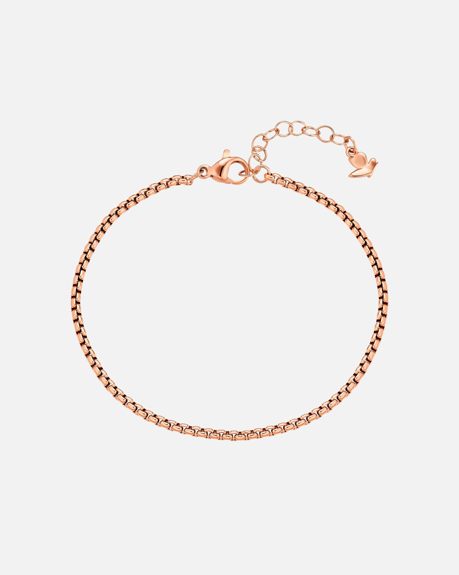 Armband für Weiblich Glanzstücke München Armband aus Edelstahl in Roségold 17,0 cm Basislänge + 3,0 cm Verlängerung