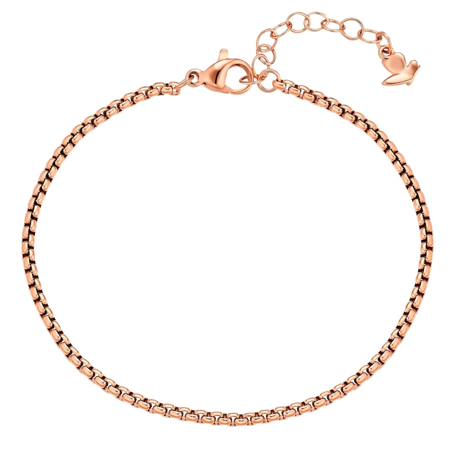Glanzstücke München Armband aus Edelstahl in Roségold 17,0 cm Basislänge + 3,0 Verlängerung Damen