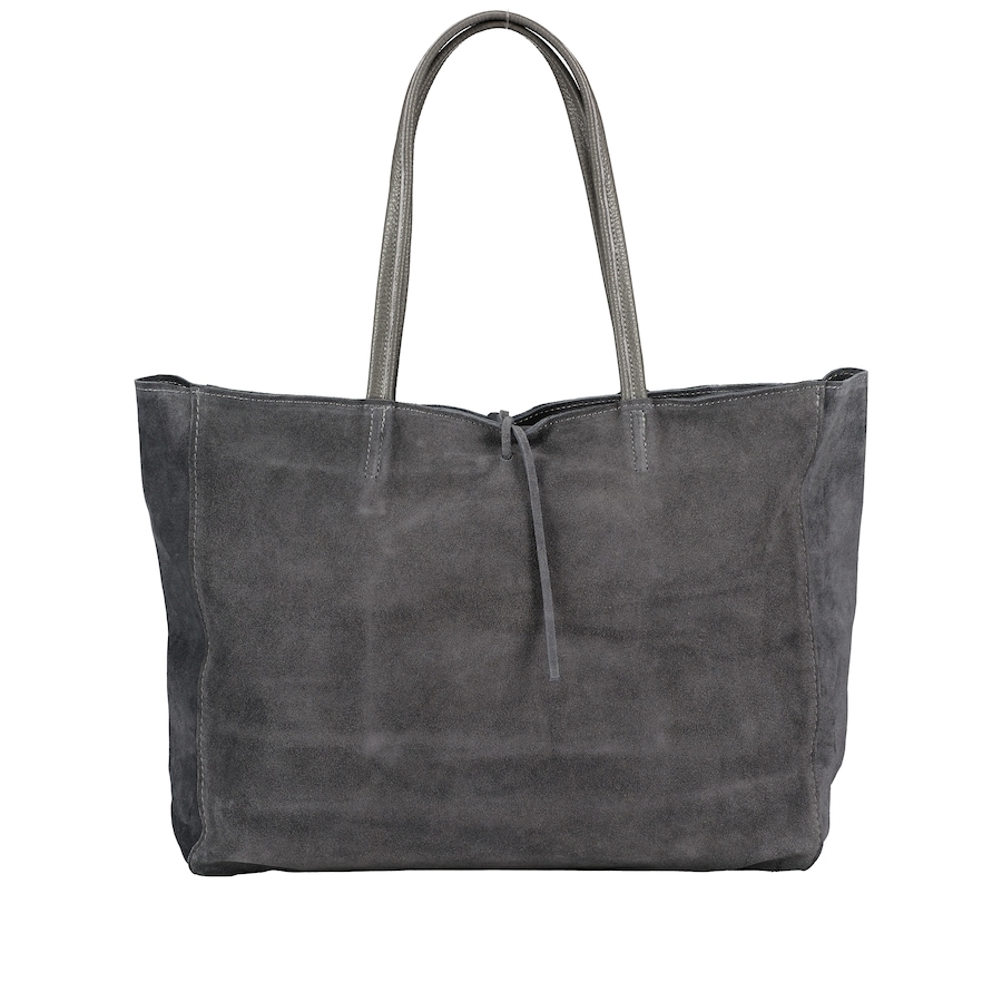 Hausfelder Manufaktur Shopper Velours Grau Damen
