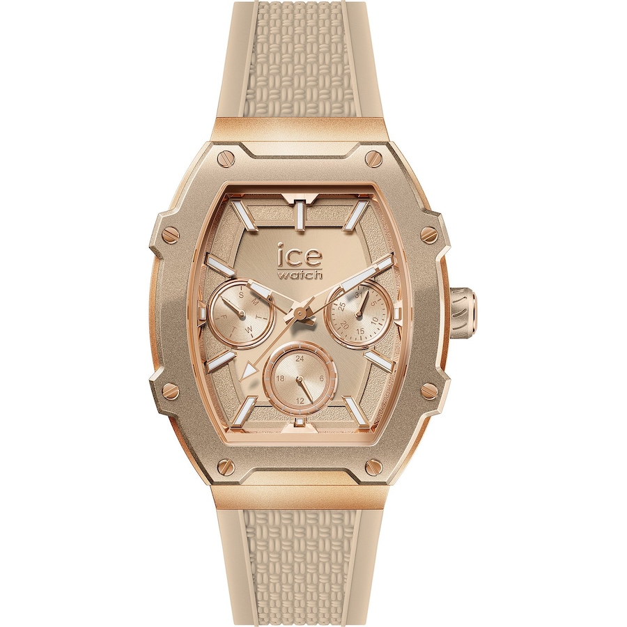 Ice Watch Damenuhr Edelstahl, Aluminium braun Damen