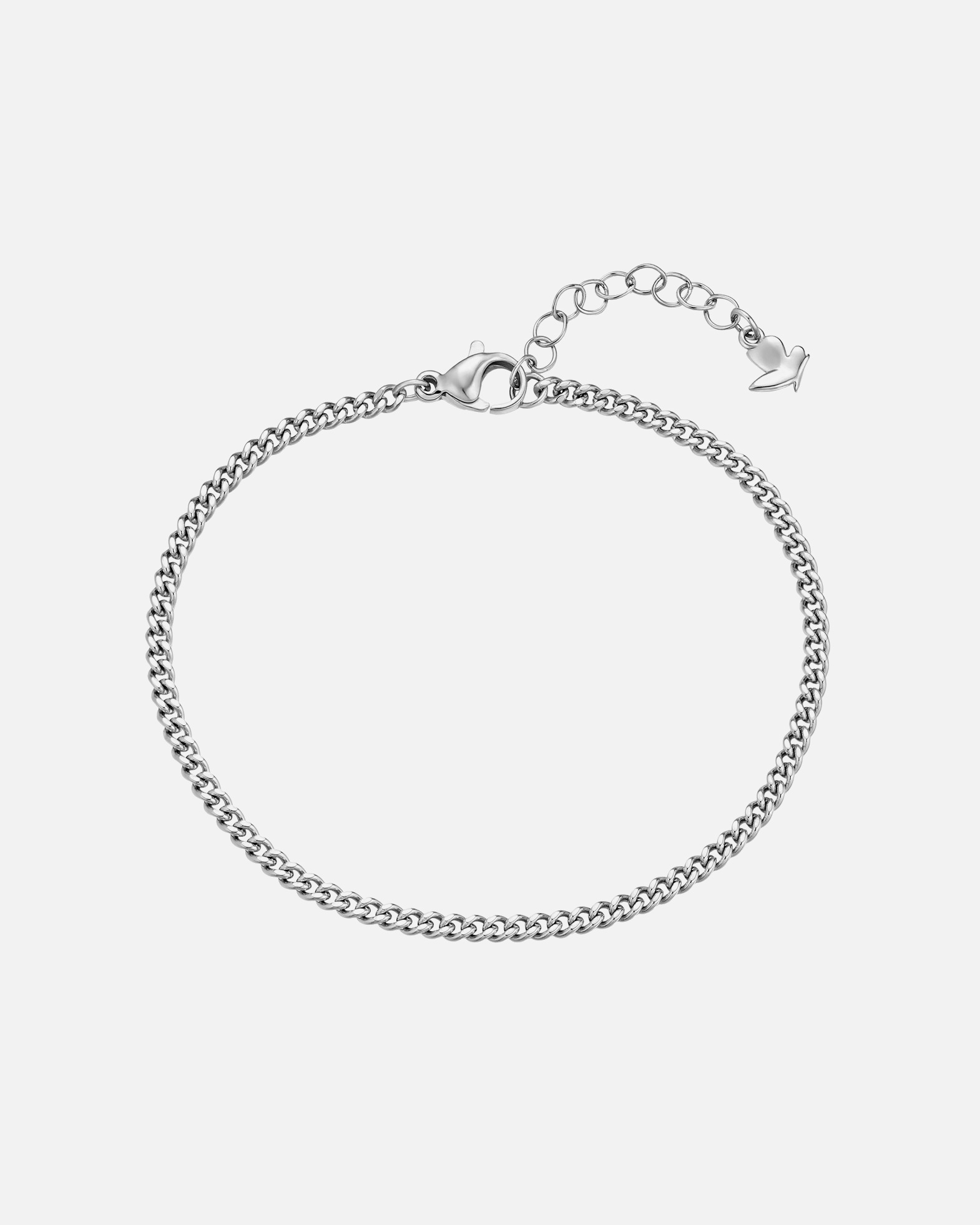 Armband für Weiblich Glanzstücke München Armband aus Edelstahl in Silber 17,0 cm Basislänge + 3,0 cm Verlängerung