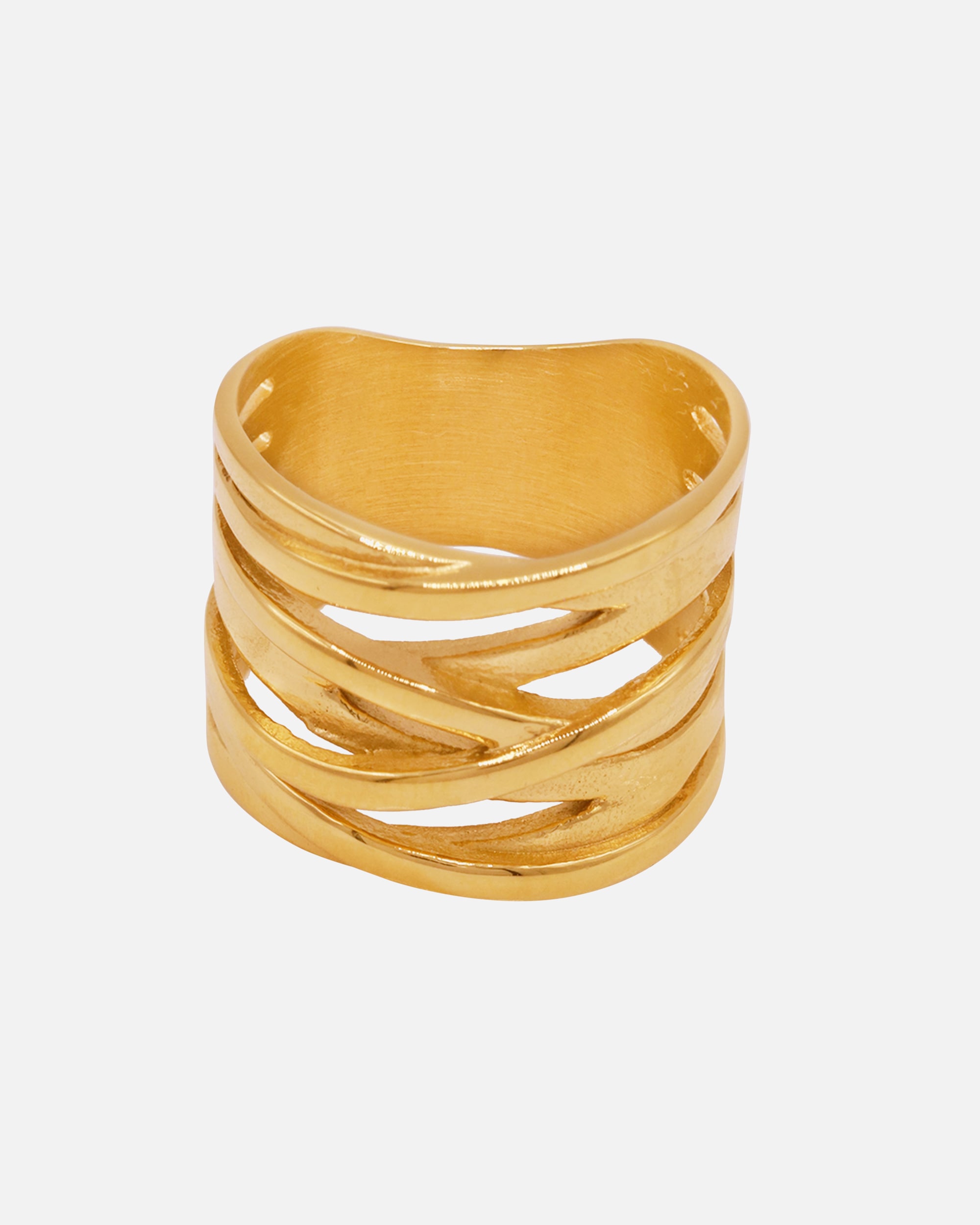 Ring für Weiblich Heideman Damenring Serpi goldfarben 50 (15.9)