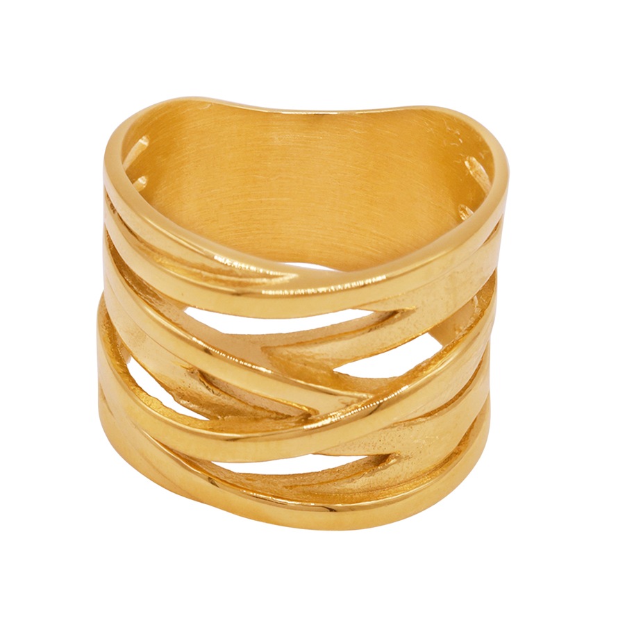 Heideman Damenring Serpi goldfarben 64 (20.4) Damen