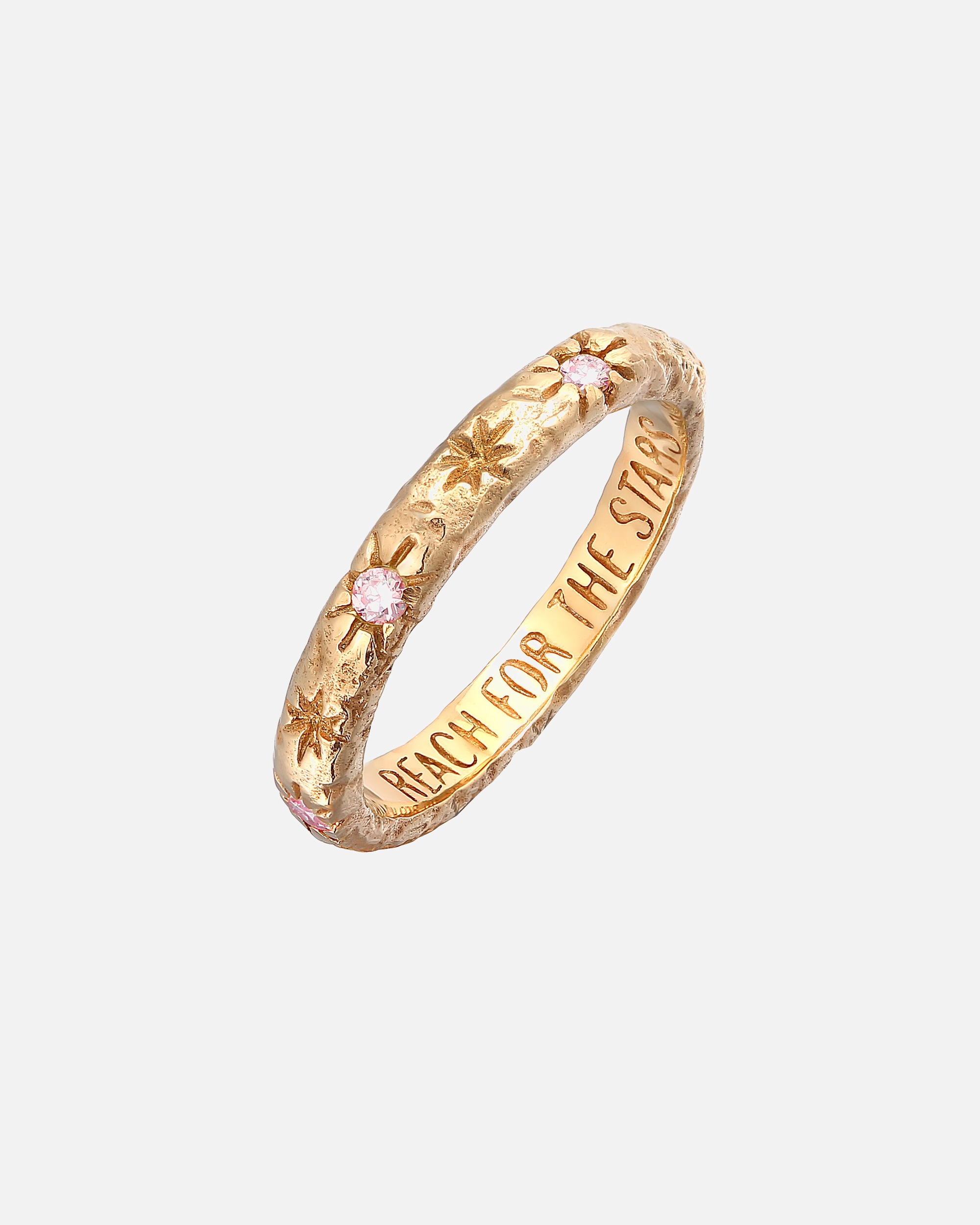 Ring für Weiblich Haze & Glory Default Brand Line Smaragd - Reach for the Stars 375 Gelbgold 56