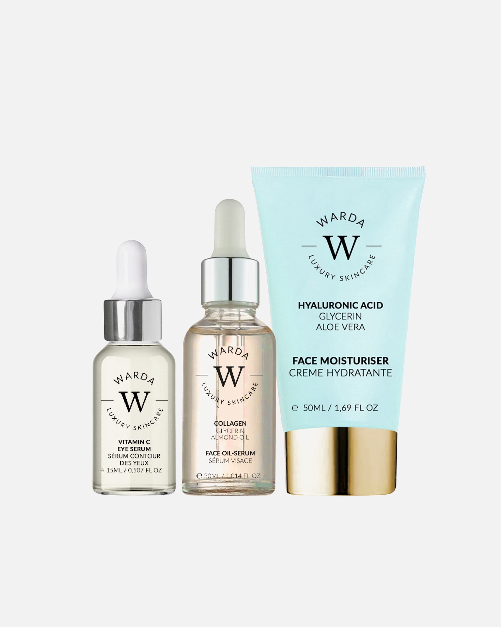 Anti-Aging Pflege für Weiblich WARDA LUXURY SKINCARE Eye Glow Set 1 Stück Stück
