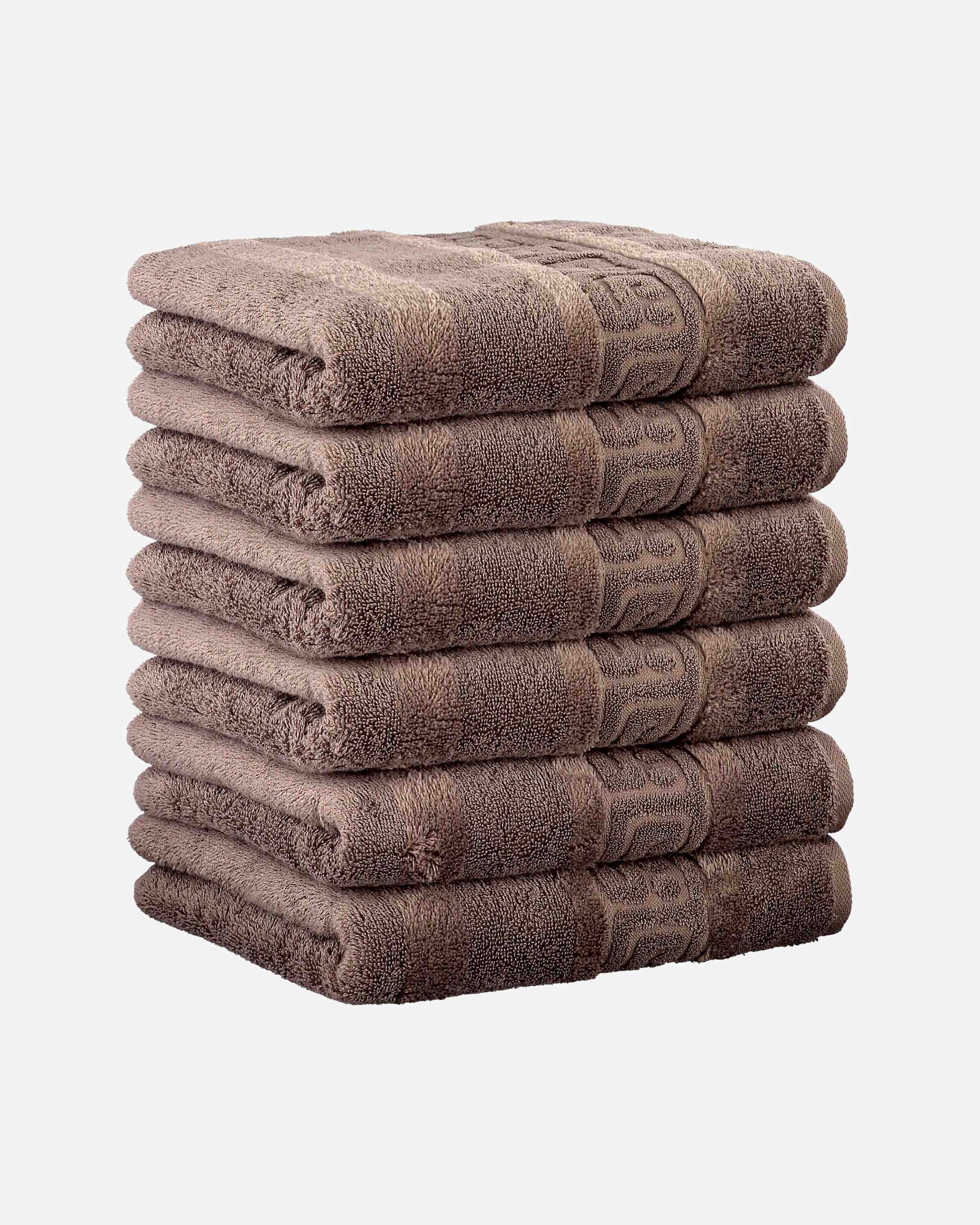 Handtuch für Unisex Cawö Gästetuch 6er Pack 'C Noblesse' Walnuss