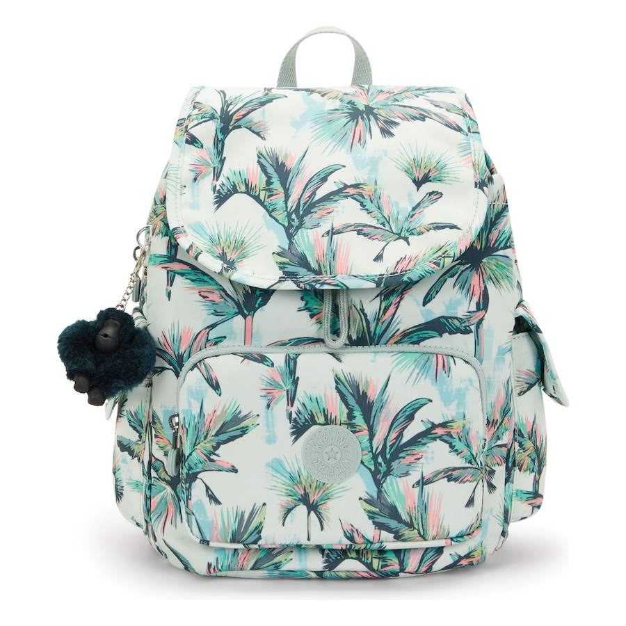 Kipling Basic Prt Daypack more palm trees Weiss Herren