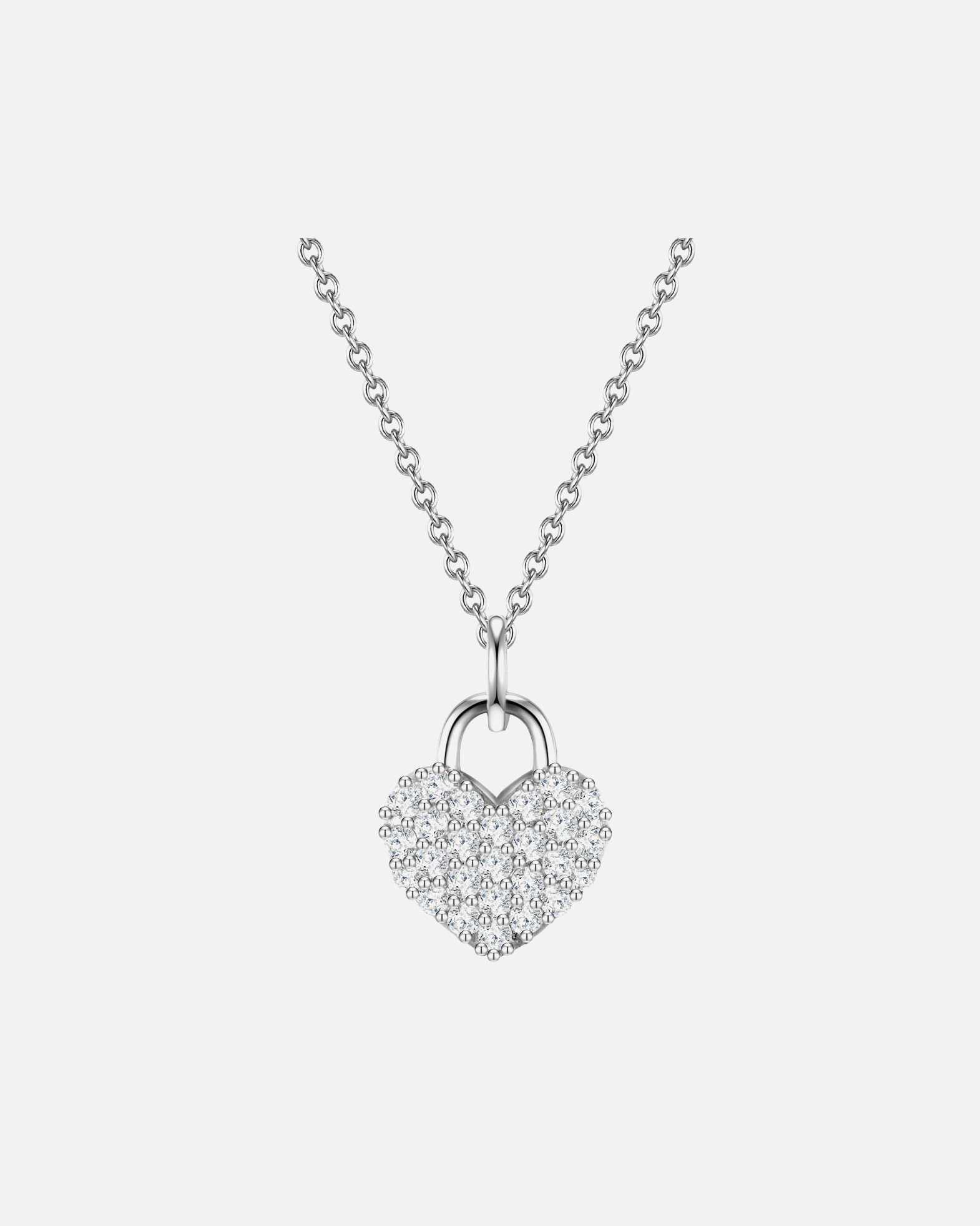 Halskette für Weiblich Glanzstücke München Halskette Herz Sterling Silber Zirkonia in Gelbgold 40,0 cm Basiskette + 5,0 cm Verlängerung