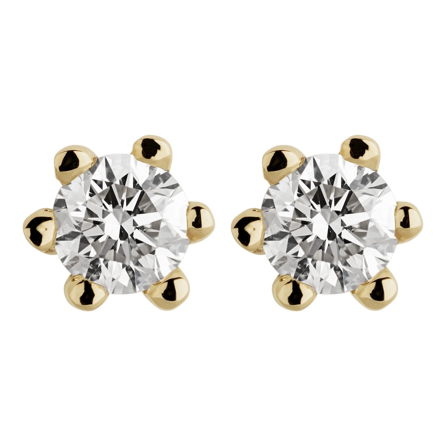 Orolino Ohrringe 585/- Gold Brillant weiß 0.2000 Karat gelb vergoldet Damen