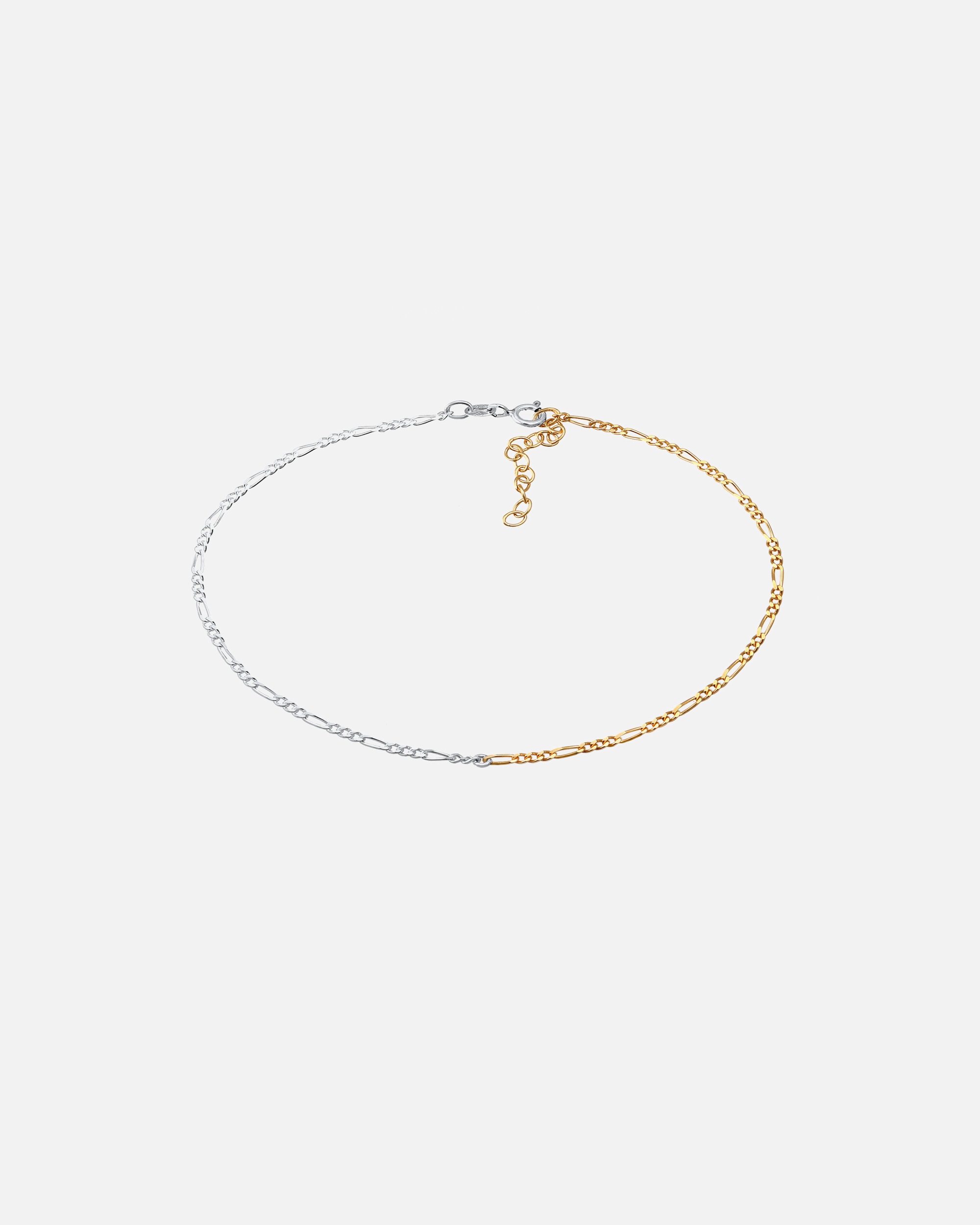 Fußschmuck für Weiblich Elli Figaro Sommer Zeitlos Basic 925er Bi-Color 22