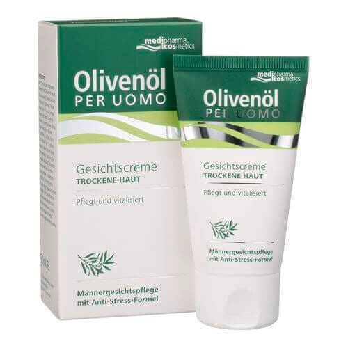 medipharma Cosmetics Medipharma OLIVENÖL Per Uomo Gesichtscreme 50 ml Herren