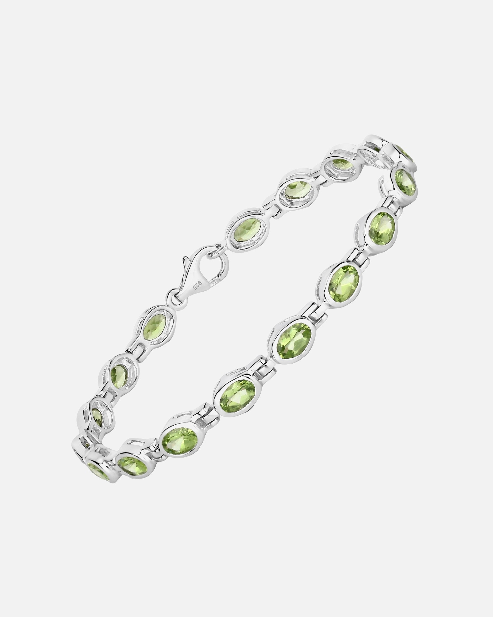 Armband für Weiblich Rafaela Donata Armband Sterling Silber Granat in Silber Green