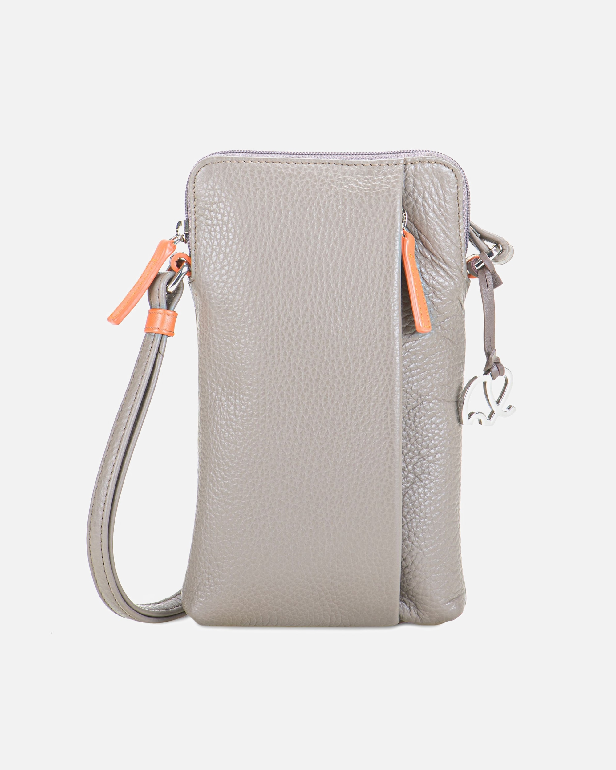 Handy Accessoire für Männlich Mywalit Handytasche Leder 12 cm rauchgrau
