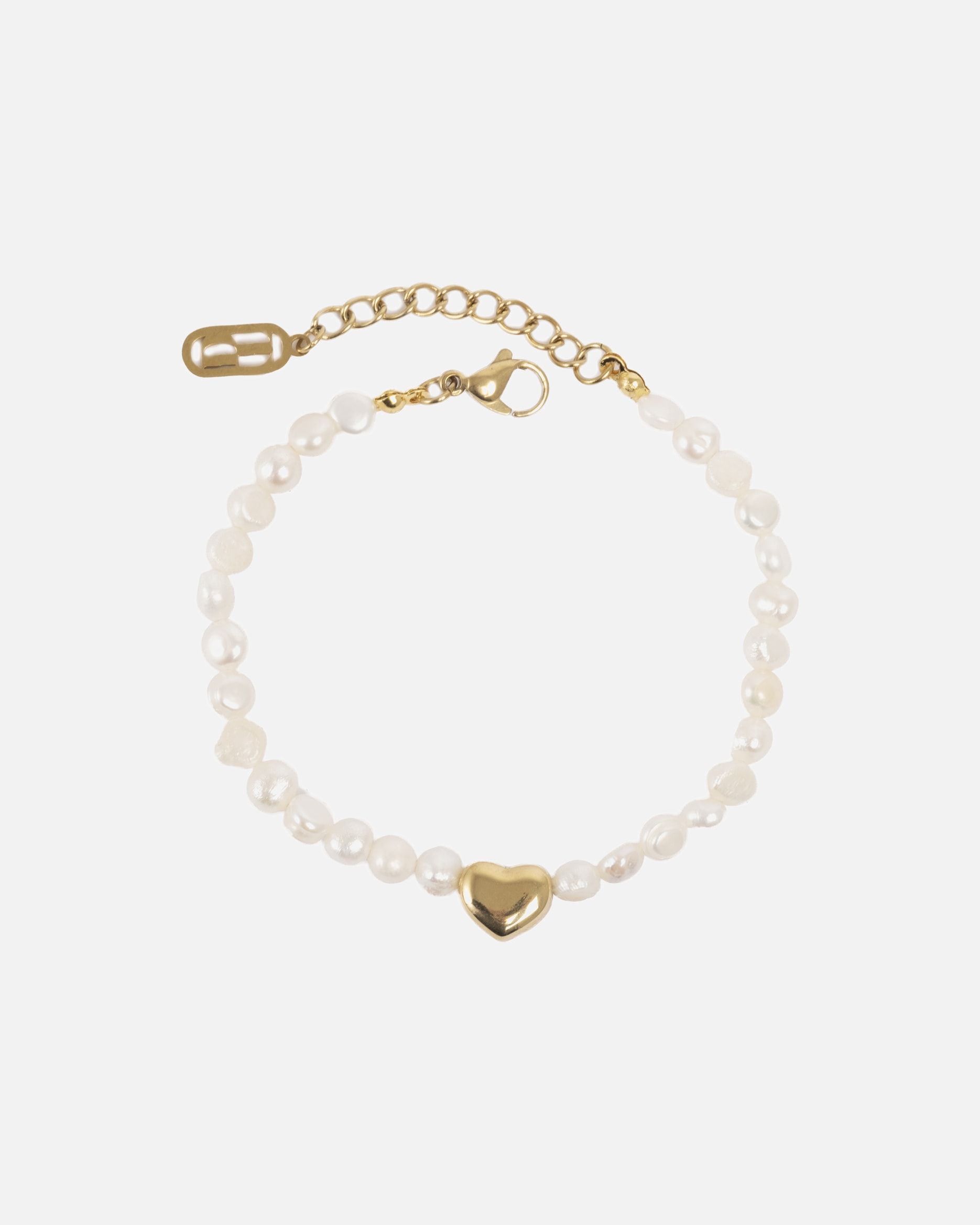 Armband für Weiblich A&C Oslo – Nordic Design Jewellery Default Brand Line Armband 'Tone Damli - Love' weiß