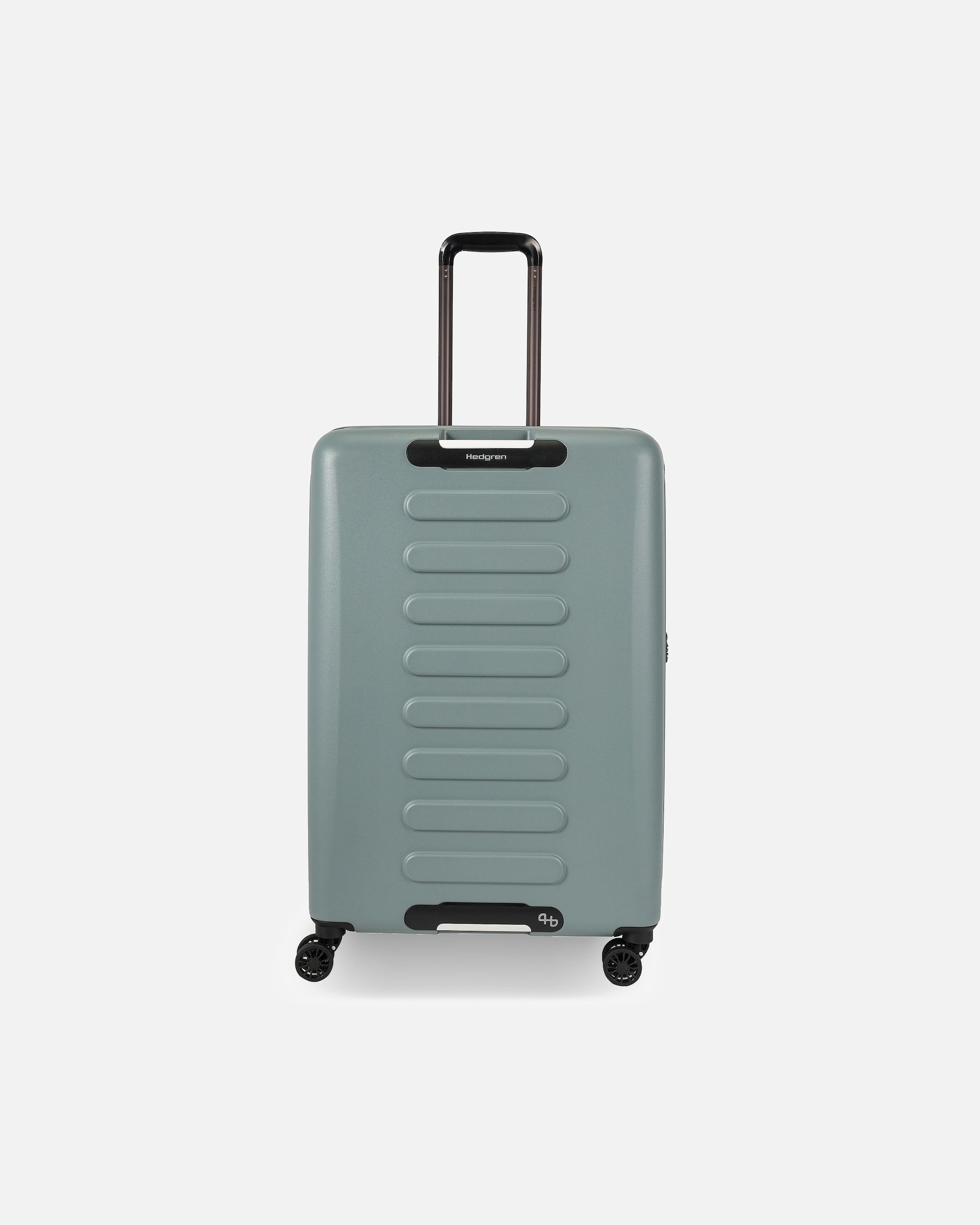 Koffer für Männlich Hedgren Comby Grip L Exp 4 Rollen Trolley L 74 cm mit Dehnfalte grey-green