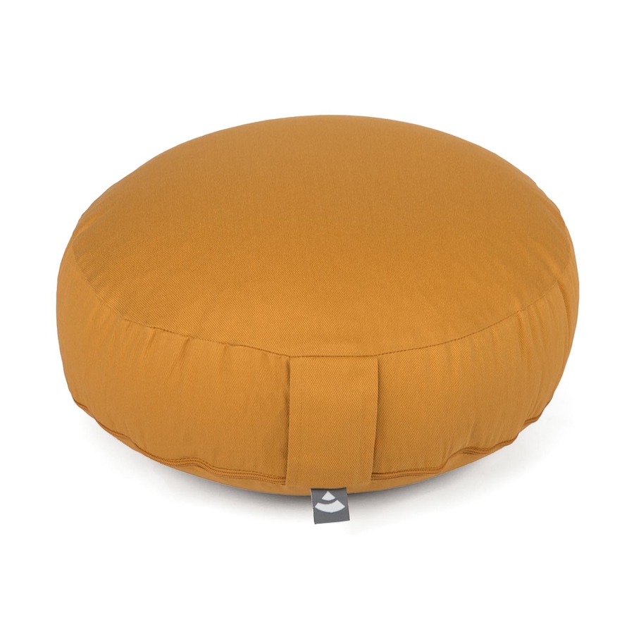 bodhi Meditationskissen RONDO ECO extra flach honig-gelb