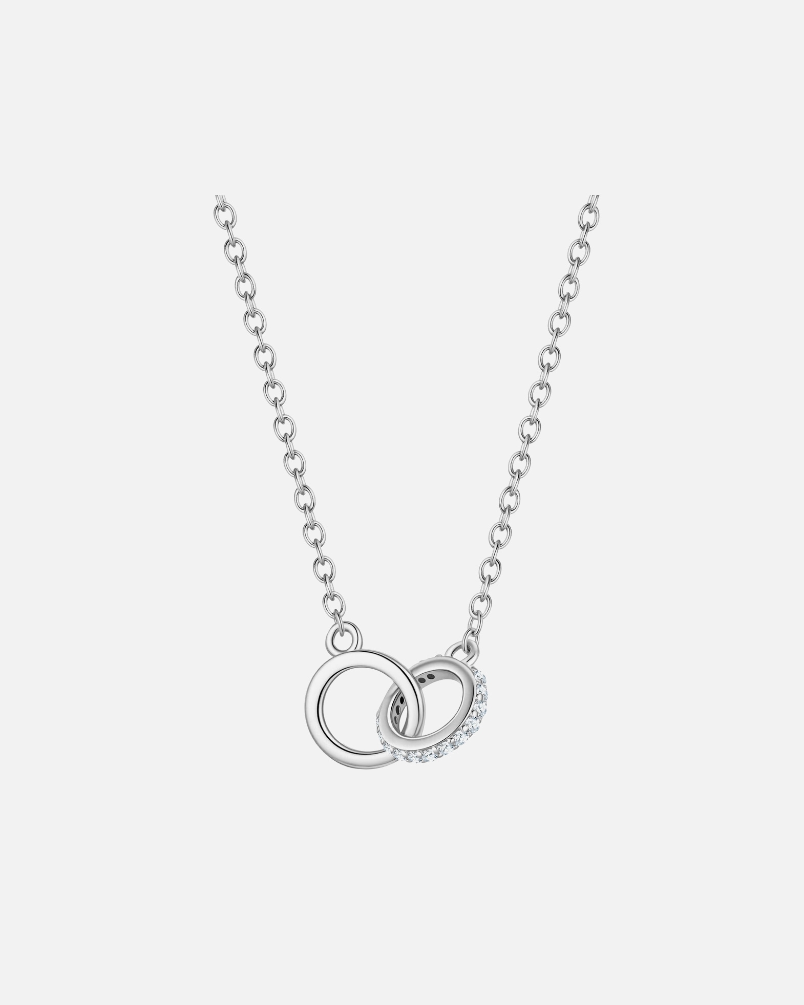 Halskette für Weiblich Glanzstücke München Halskette aus Sterling Silber in silber mit Zirkonia 40,0 cm Basiskette + 5,0 cm Verlängerung