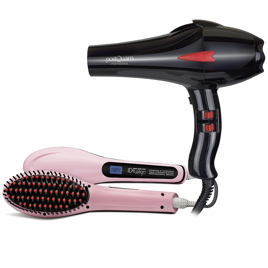 Italian Design Professional Pack Ionic Hairdryer+ Glättungsbürste Id