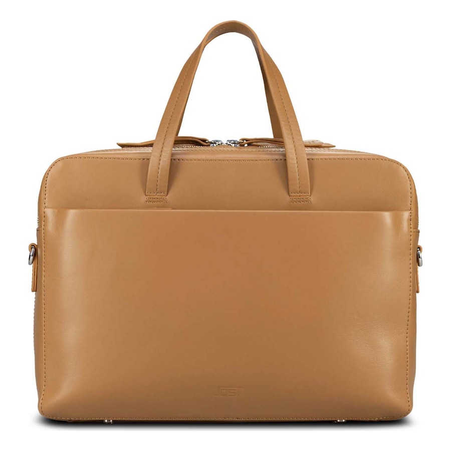 Jost Arva Aktentasche Leder 36 cm Laptopfach toffee Coral Herren