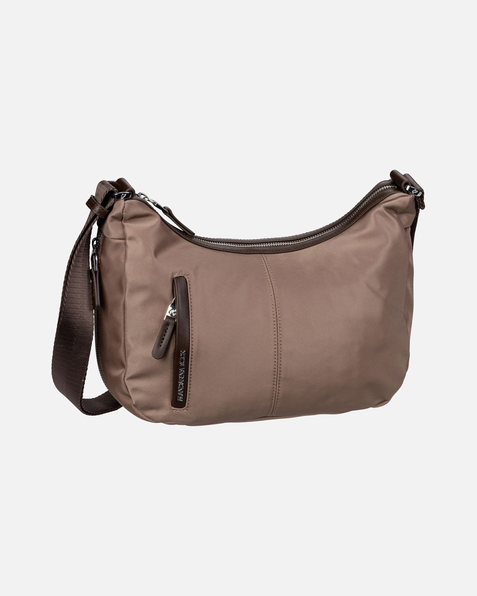 Umhängetasche für Weiblich Mandarina Duck Beuteltasche Hunter Medium Hobo VCT36 Beaver
